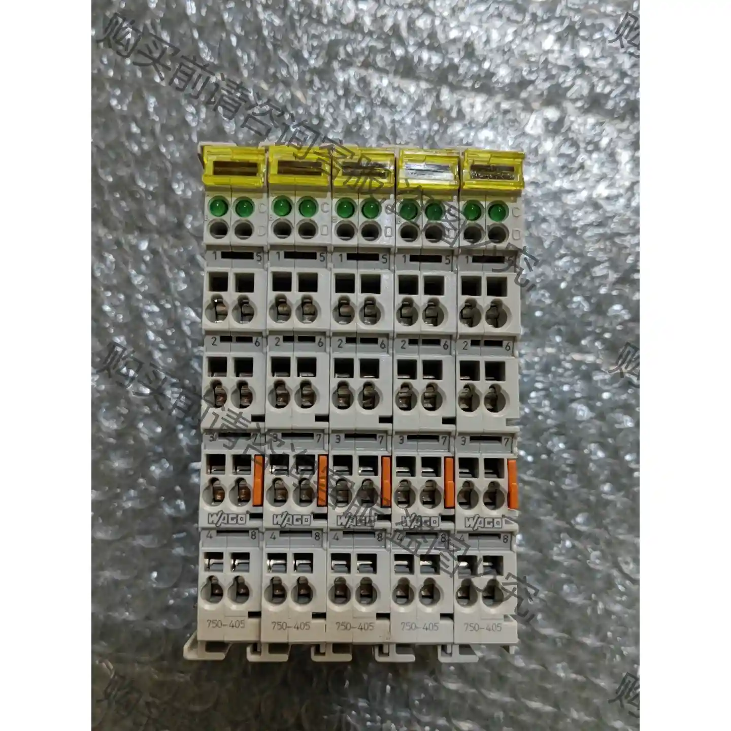 WAGO万可PLC模块 750-405 5个二手拆机的功 先议价 包上机好用