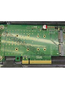 功能正常议价 瑞联 LRNV95N8 双口M.2转接卡 PCIEx8转双M