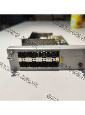 功能正常议价 C4KⅩ-NM-8FSFP+V02正常拆机，橙色，九成新。图
