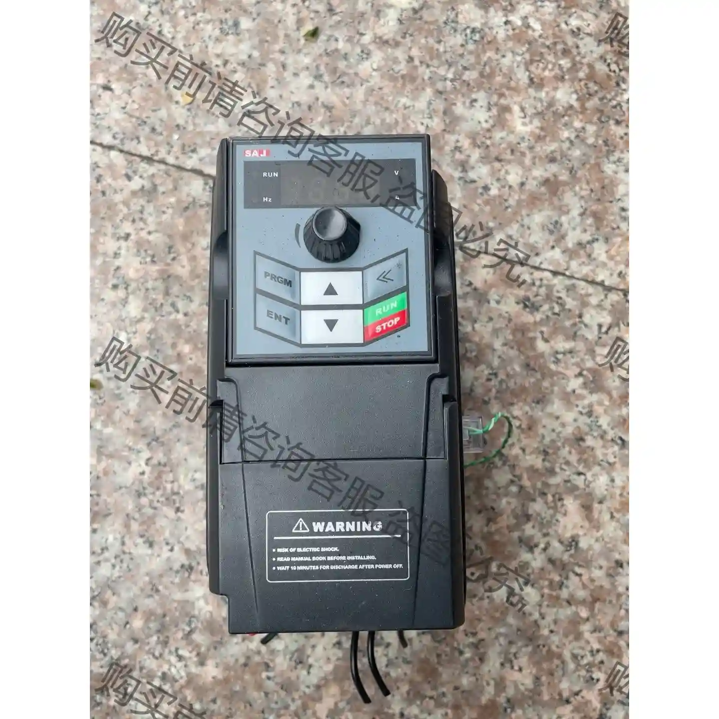 SAJ三晶变频器ATV13-2SR75GH 220V 0.7 先议价 包上机好用