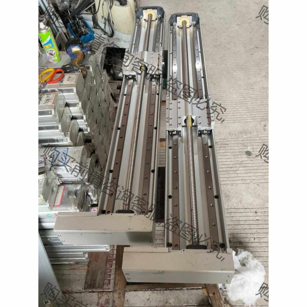 功能正常议价 TOYO铝滑台总长1330mm行程1050mm丝杆2020导