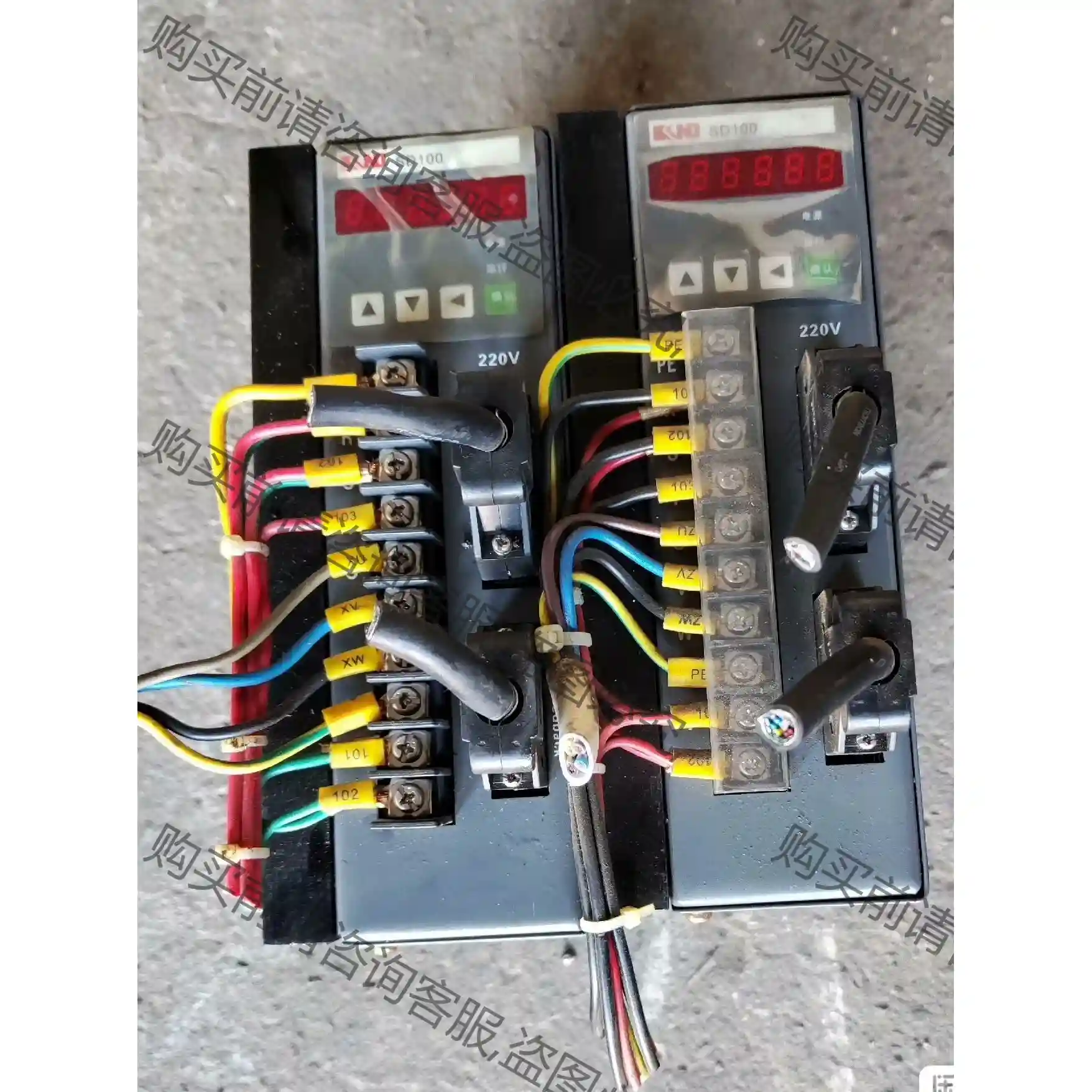 凯恩帝SD100B伺服驱动器，成色实物图，拆机下来的，功能正 先议