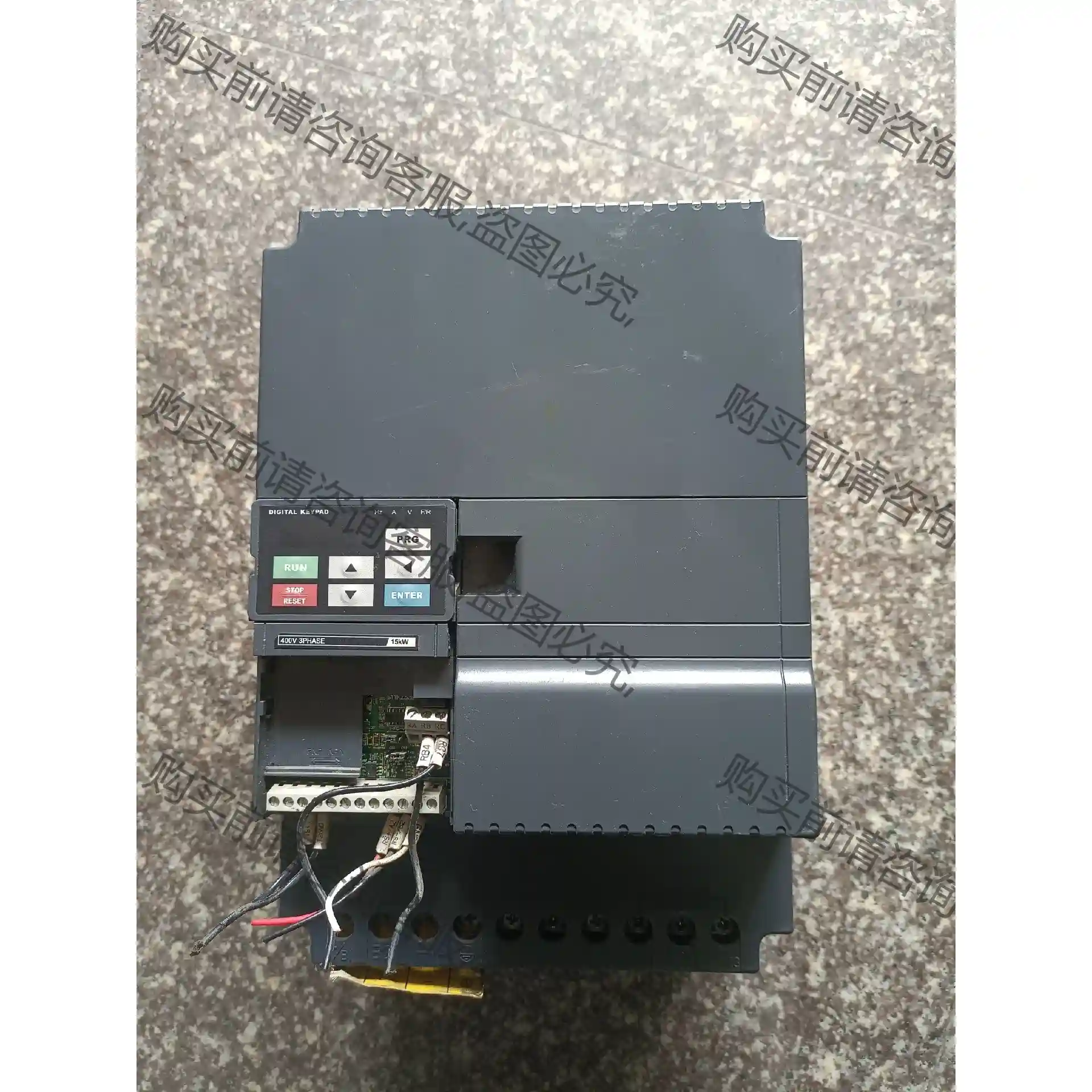 众辰变频器15KW XL800T-15KY-4 原装拆机，已 先议价 包上机好用