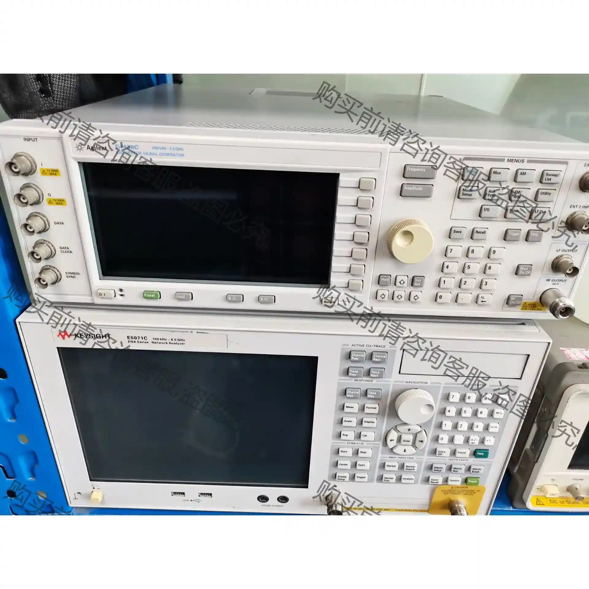 是德安捷伦 E5071C E4438C网分信号源 先议价 包上机好用
