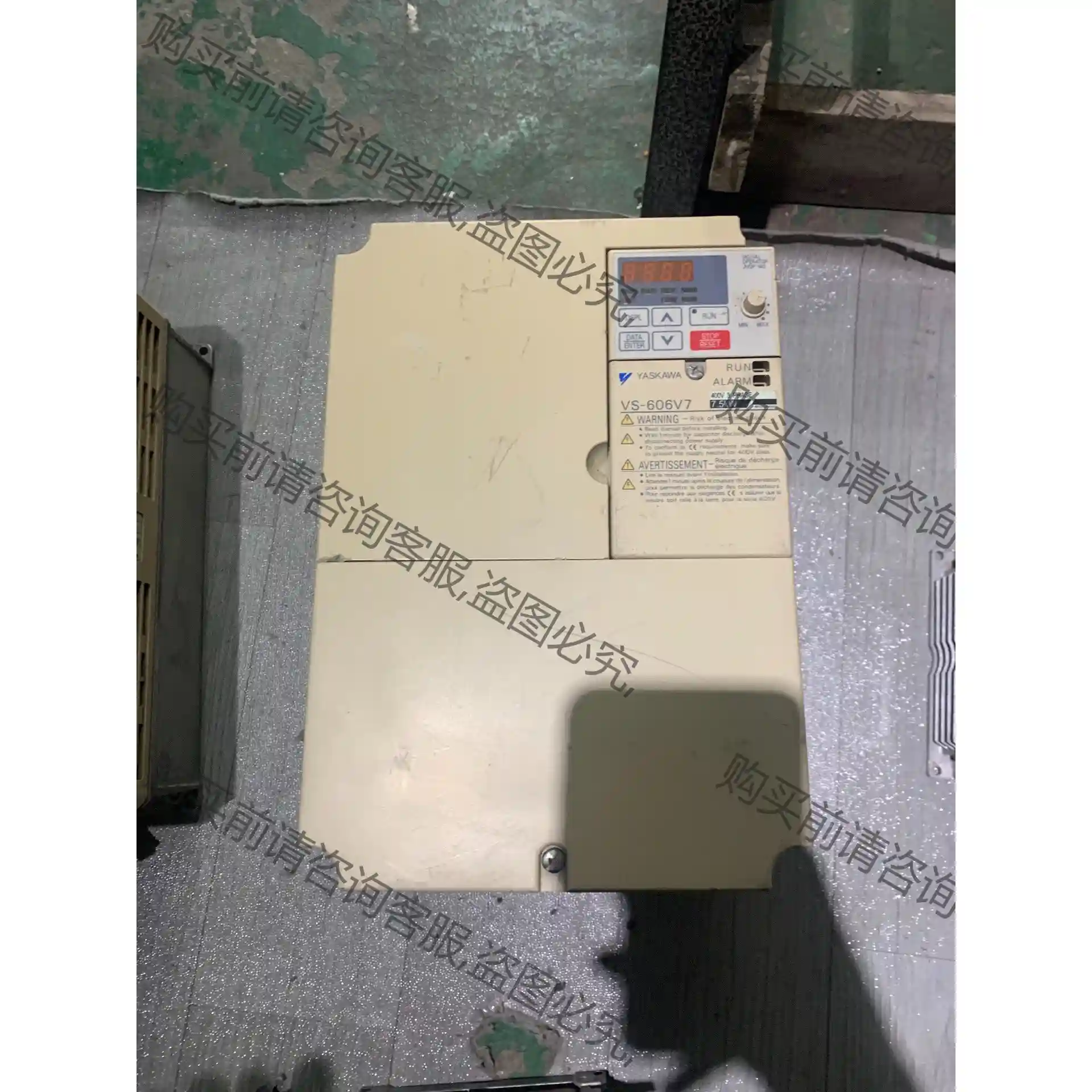 原装安川VS-606V7变频器 CIMR-V7AT47P5 先议价 包上机好用