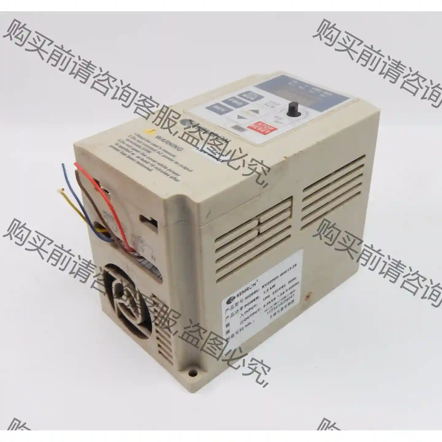 科姆龙变频变速器 KV2000M-G0015-2S 1.5K 先议价 包上机好用