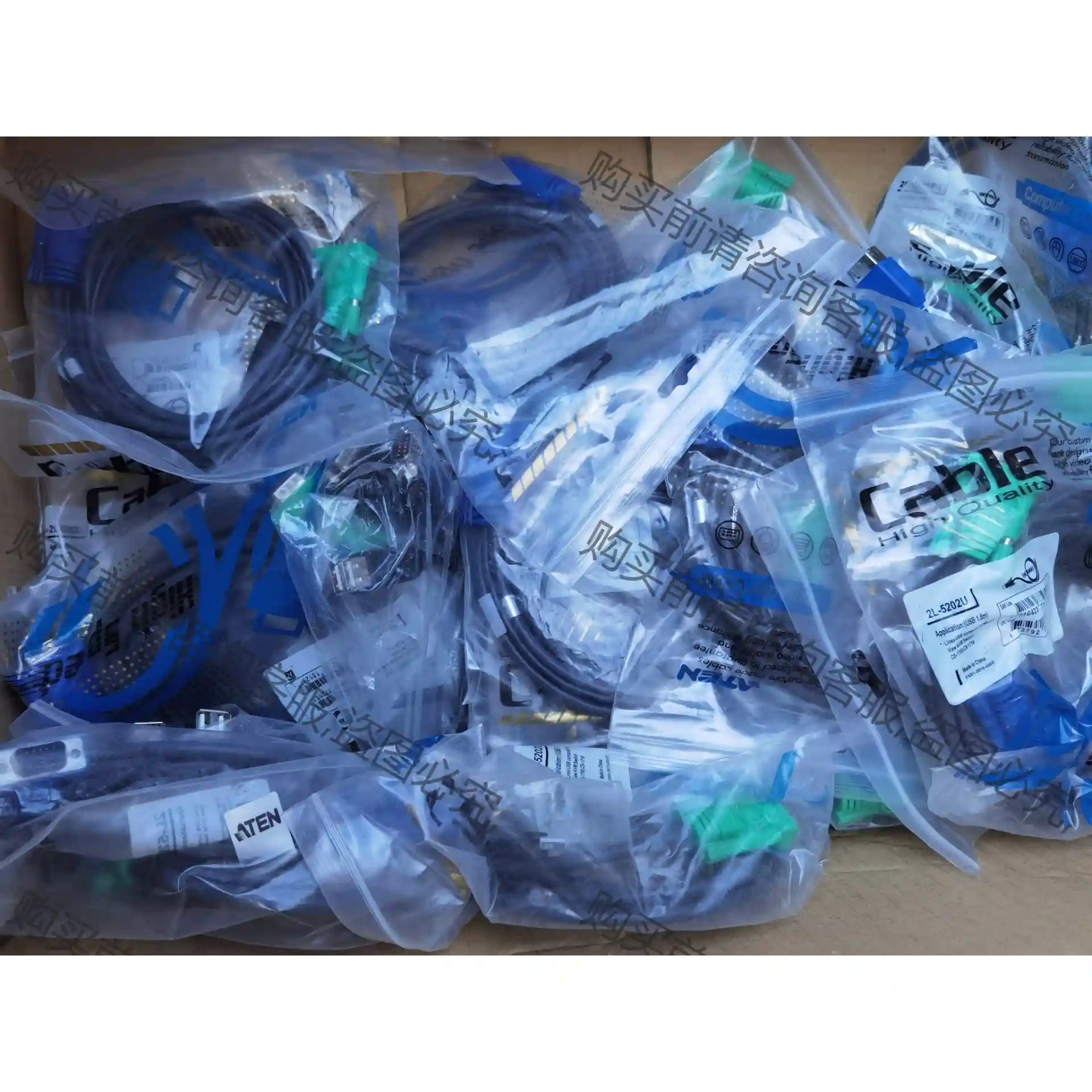 全新USB切换器线 CS1308 CS1316线 2L-5 先议价 包上机好用