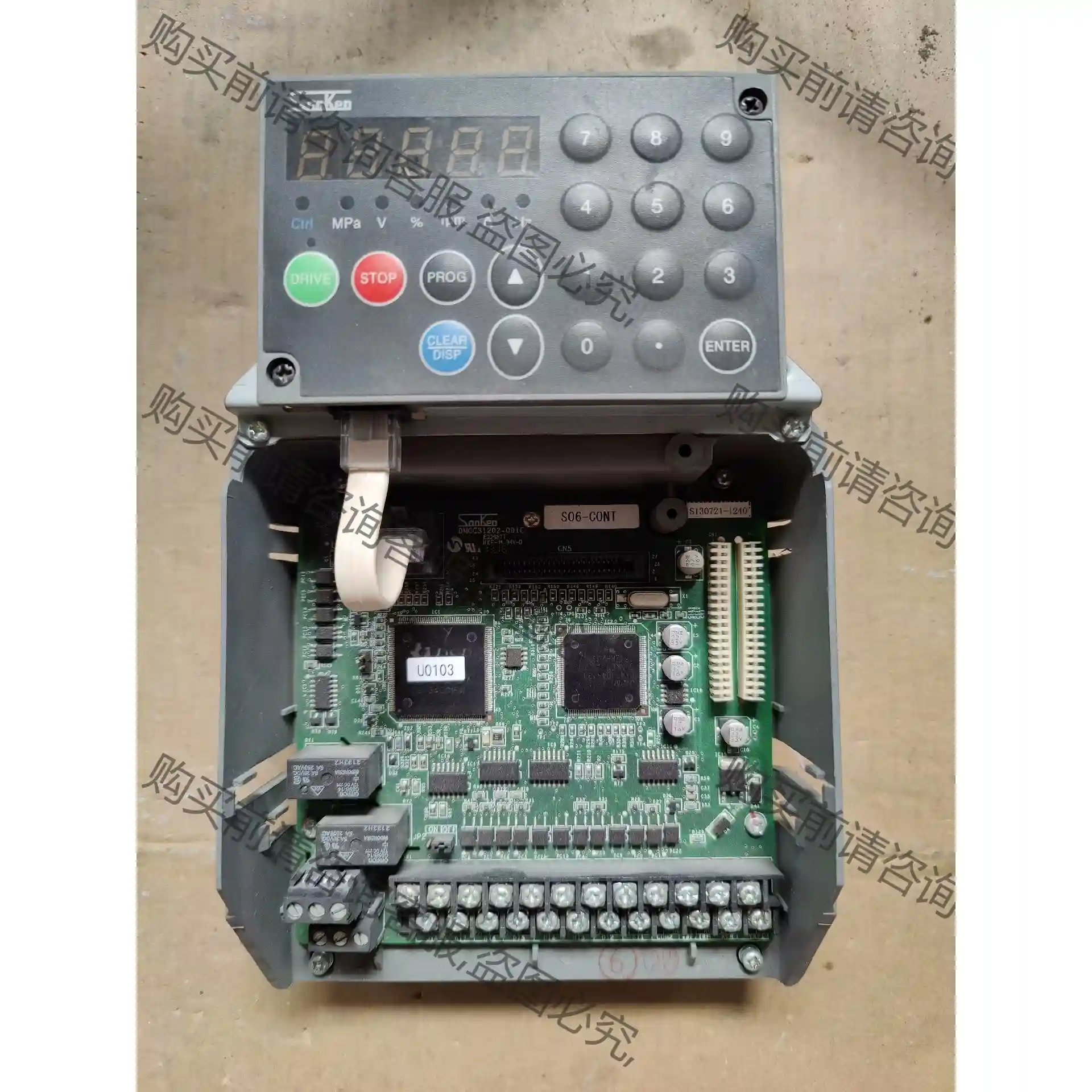 SOP-A1三垦S06面板，7.5kw主板 先议价 包上机好用