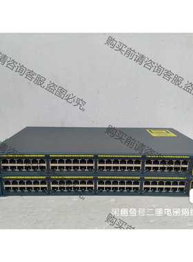 功能正常议价 ClSCO/思科 WS-C2960-48TC-L 48百兆口