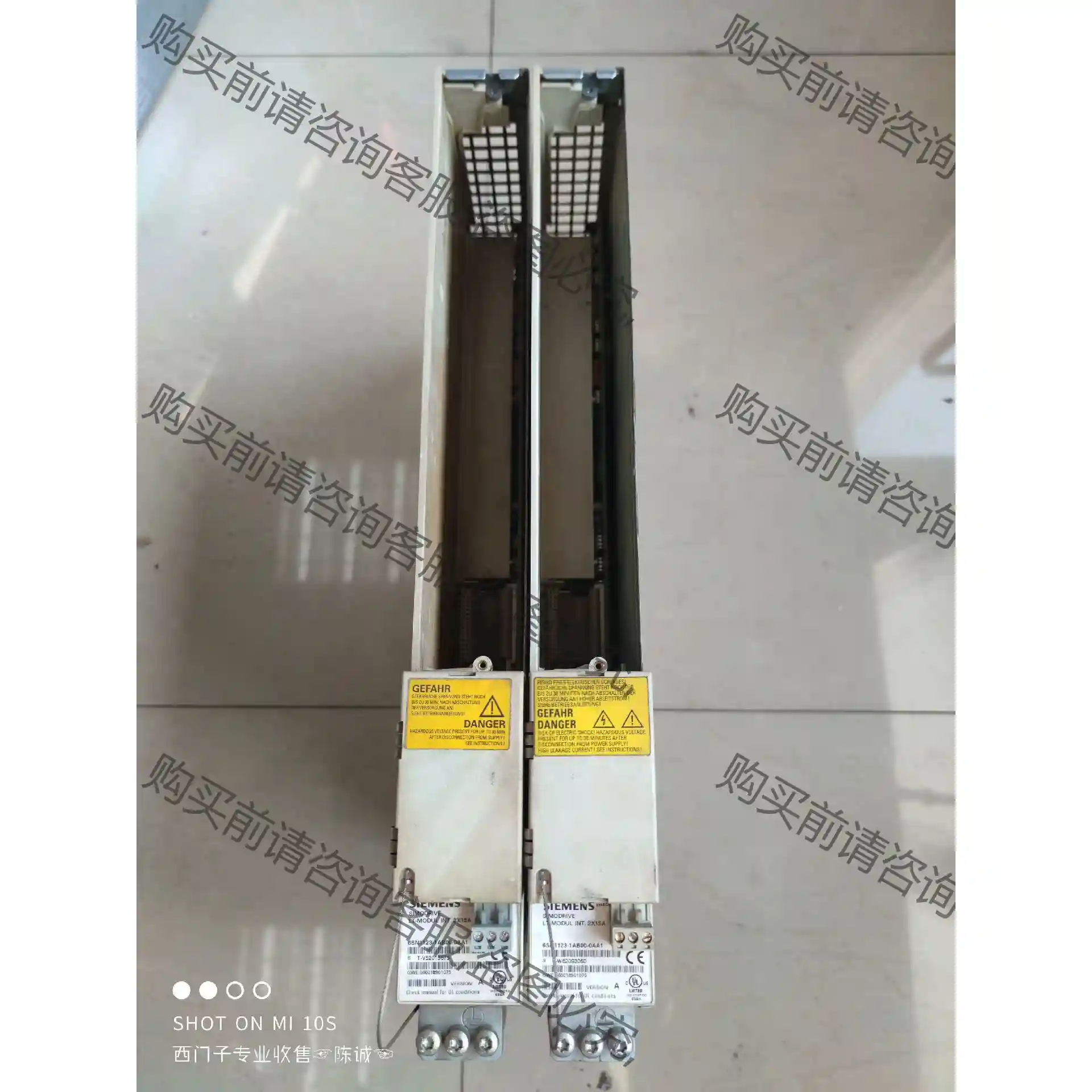 6SN1123-1AB00-0AA1，西门zi双轴15A驱动器 先议价 包上机好用