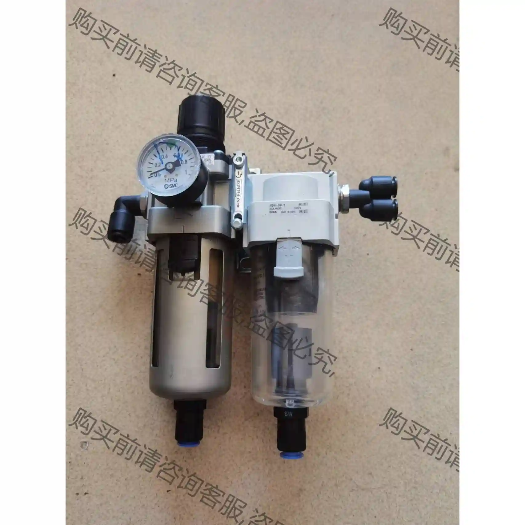 SM气源油水分离器AWM40-04D配AFD40-04D- 先议价 包上机好用