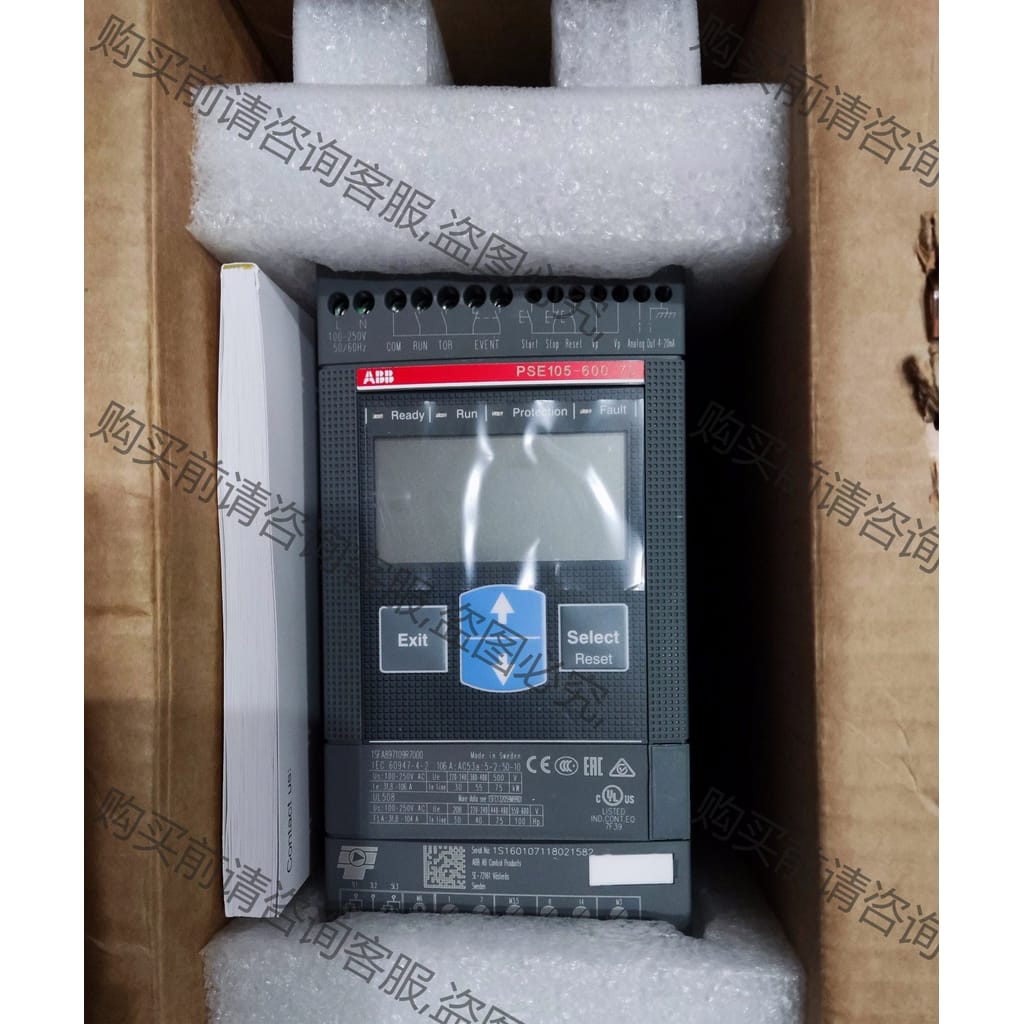 功能正常议价 AB软启动 全新原装 PSE105-600-70