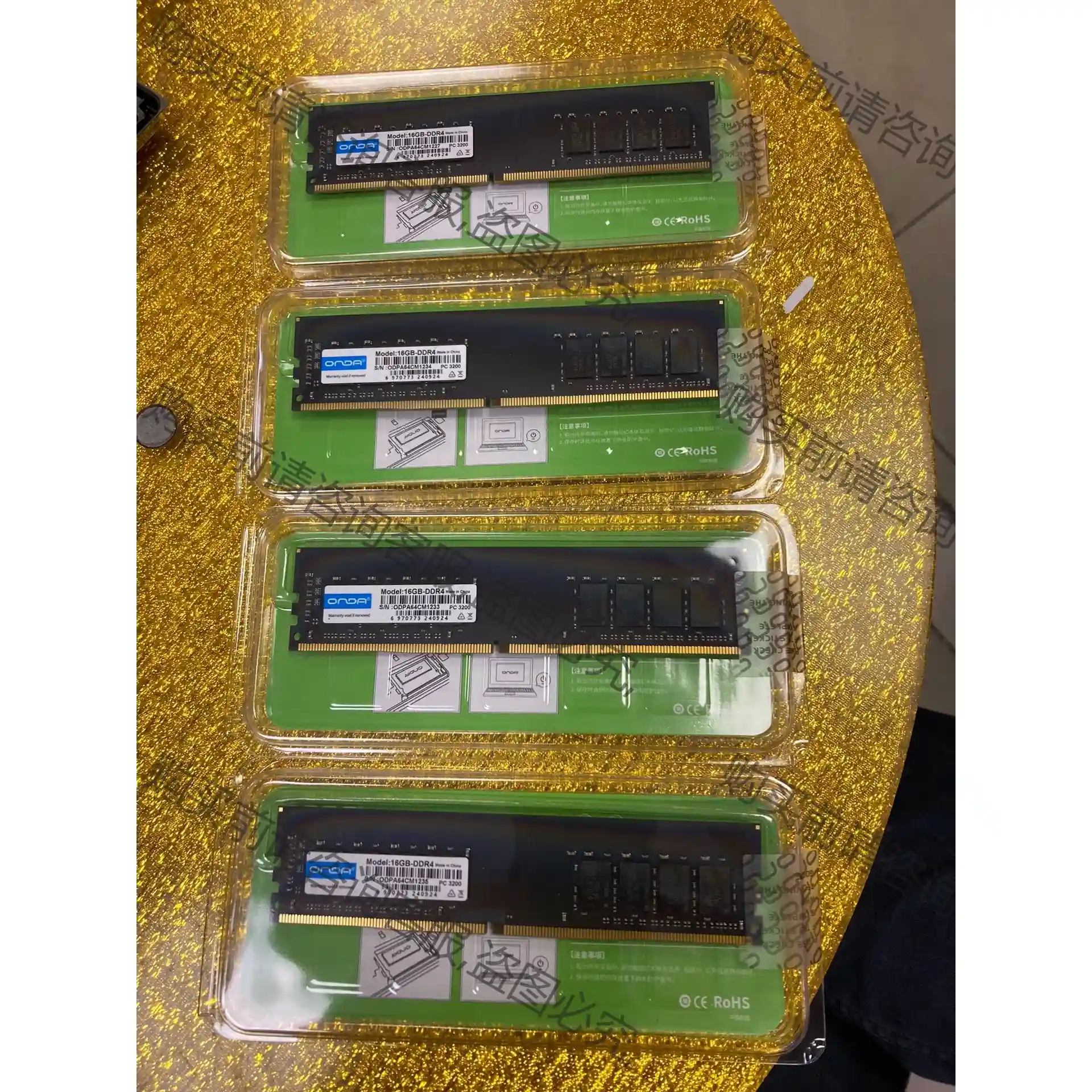 全新昂达16G DDR4 3200内存条，Intel专用！国 先议价 包上机好用