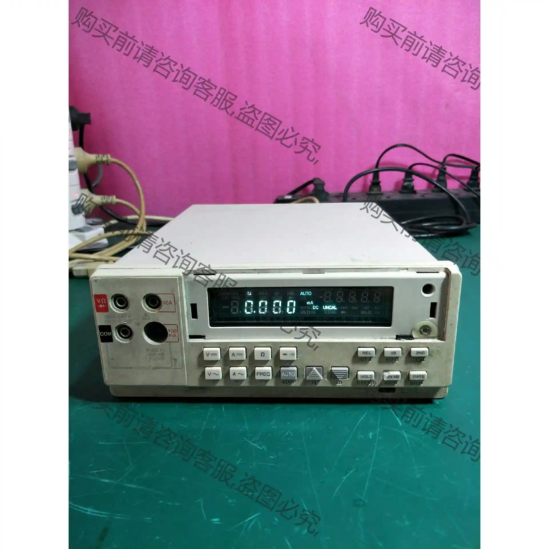 FLUKE福禄克45台式万用表，实物拍摄，成色如图，通电能开 先议价