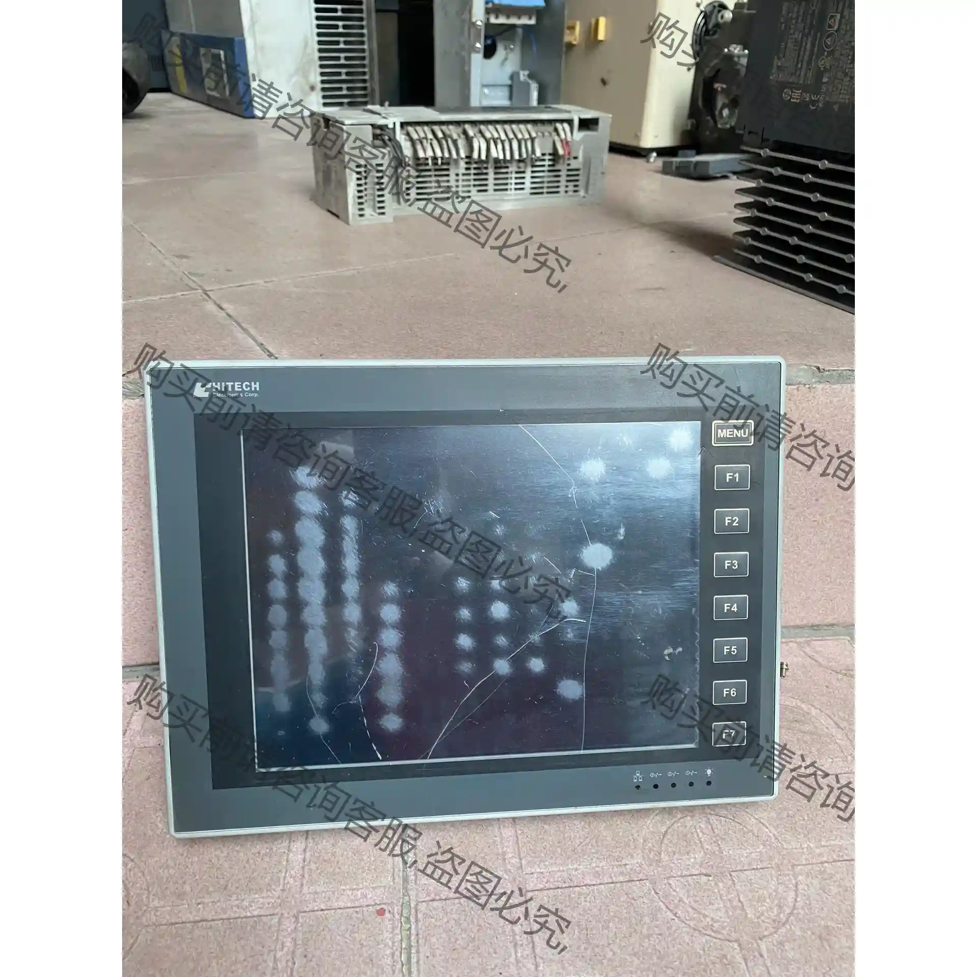 海泰克触摸屏，PWS6A00T-N，实物拍照，屏幕明显使用痕 先议价 包