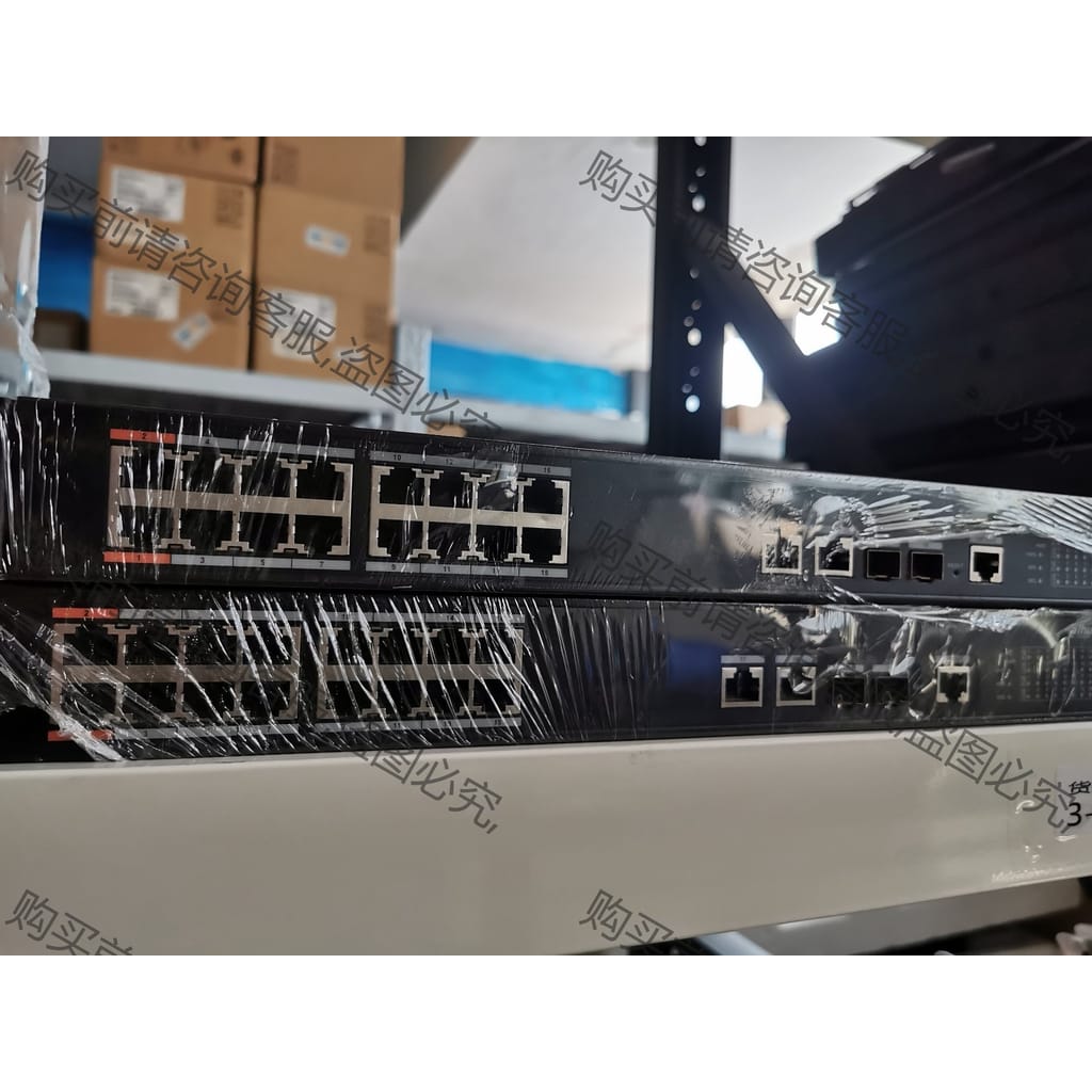 功能正常议价 大华16口POE网络监控交换机DH-S1500C-16ET2