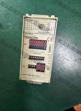 功能正常议价 施耐deplc控制器模块TSXACZ03通讯模块实物拍摄