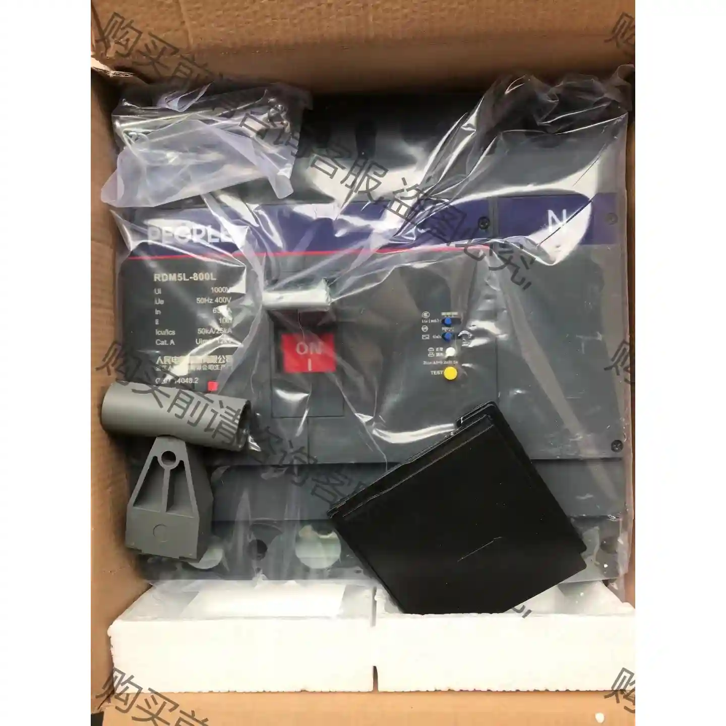 人民塑壳漏电断路器RDM5L三相四线630A漏保630A漏电 先议价 包上