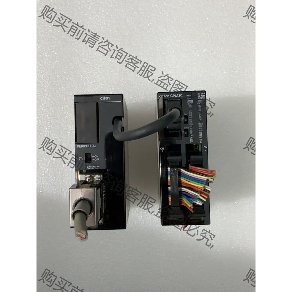 功能正常议价 原装拆机欧姆longPLC型号CPM2C-CIF01-V1和CPU