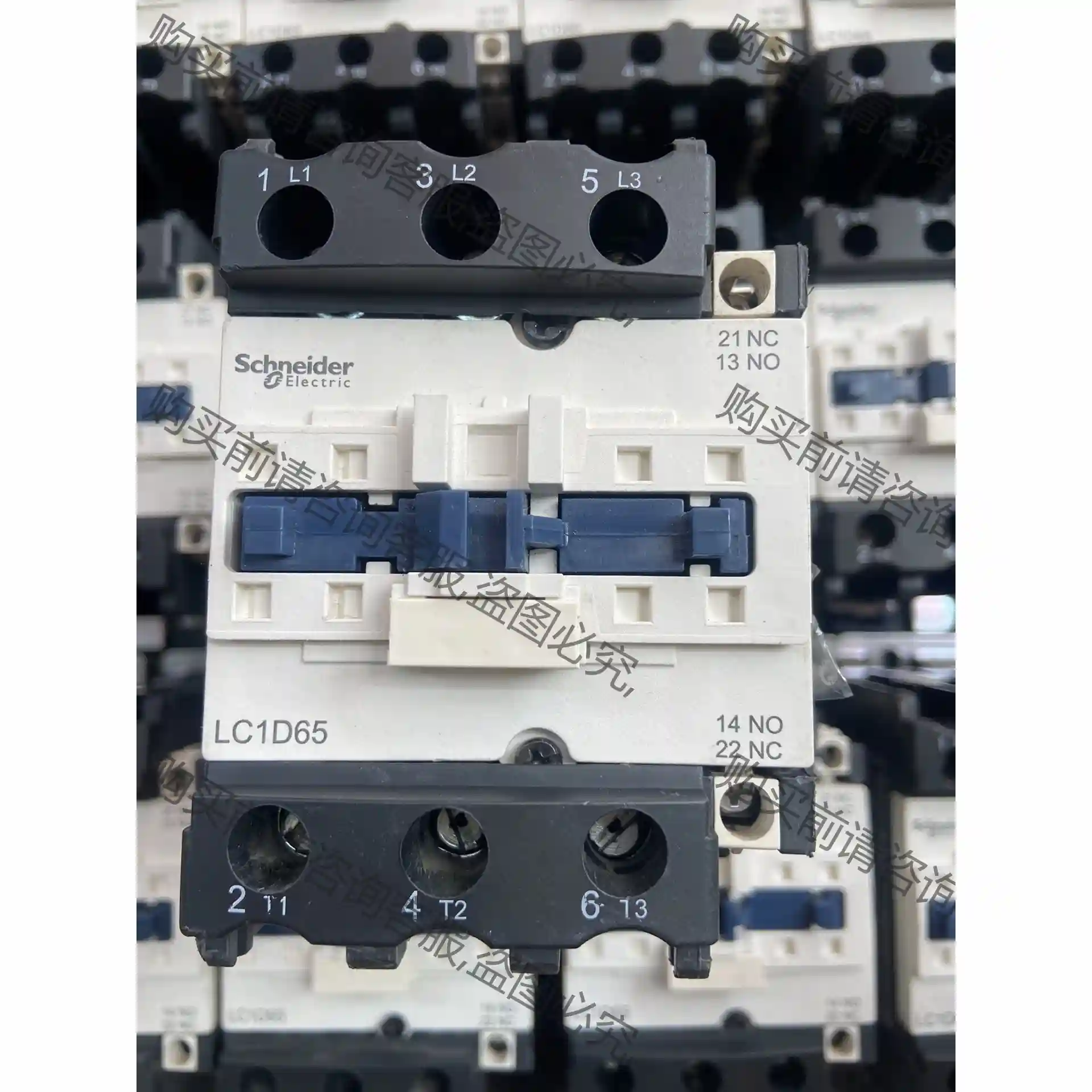 二手拆机施耐de交流接触器LC1D65 先议价 包上机好用