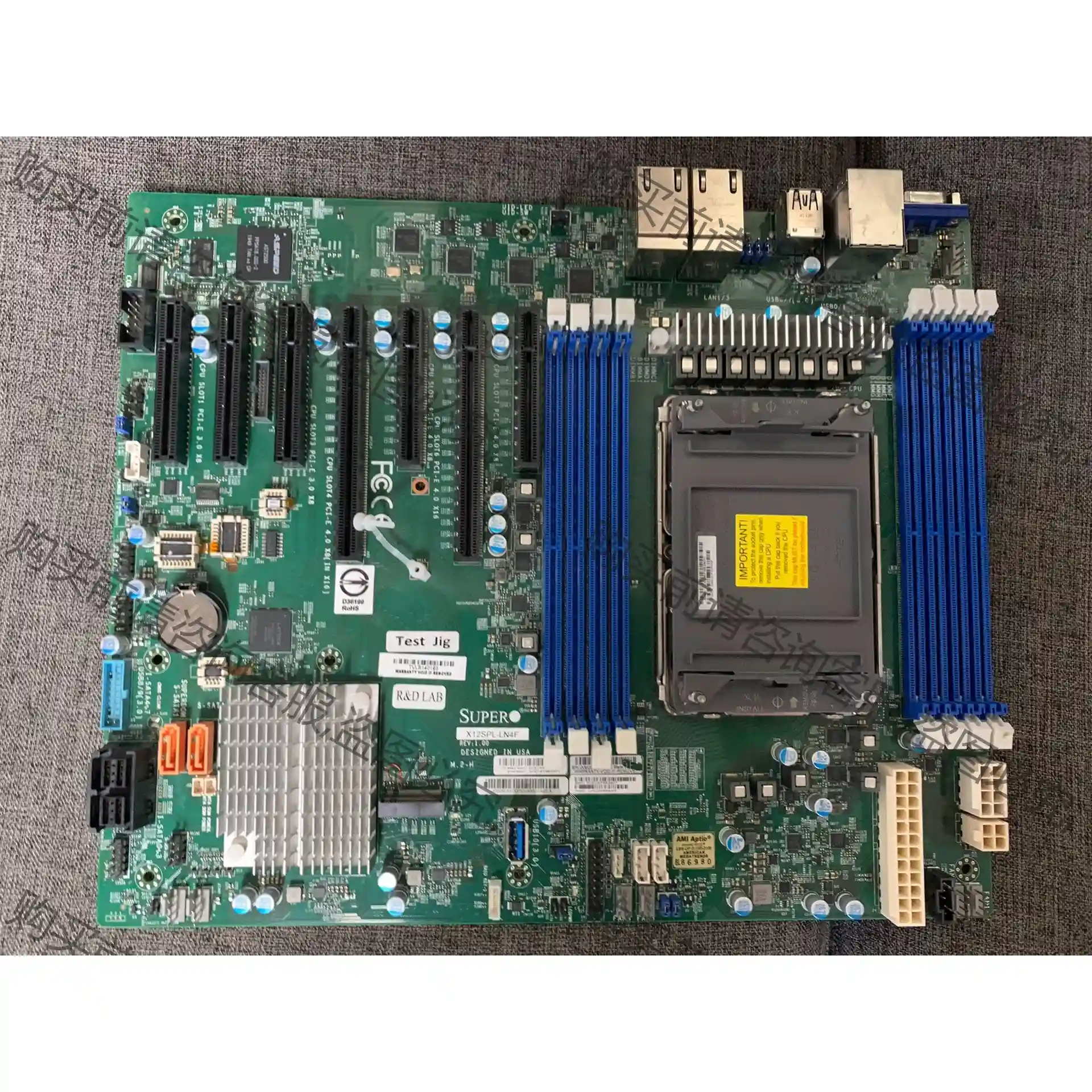 超微X12SPL-F单路支持第三代至强LGA4189先议价包上机好用