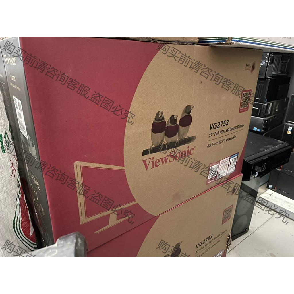 功能正常议价 优派（ViewSonic）VG2753 27英寸显示器 99