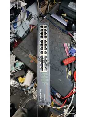 功能正常议价 TP-LINK TL-SF1024D 24囗百兆非网管