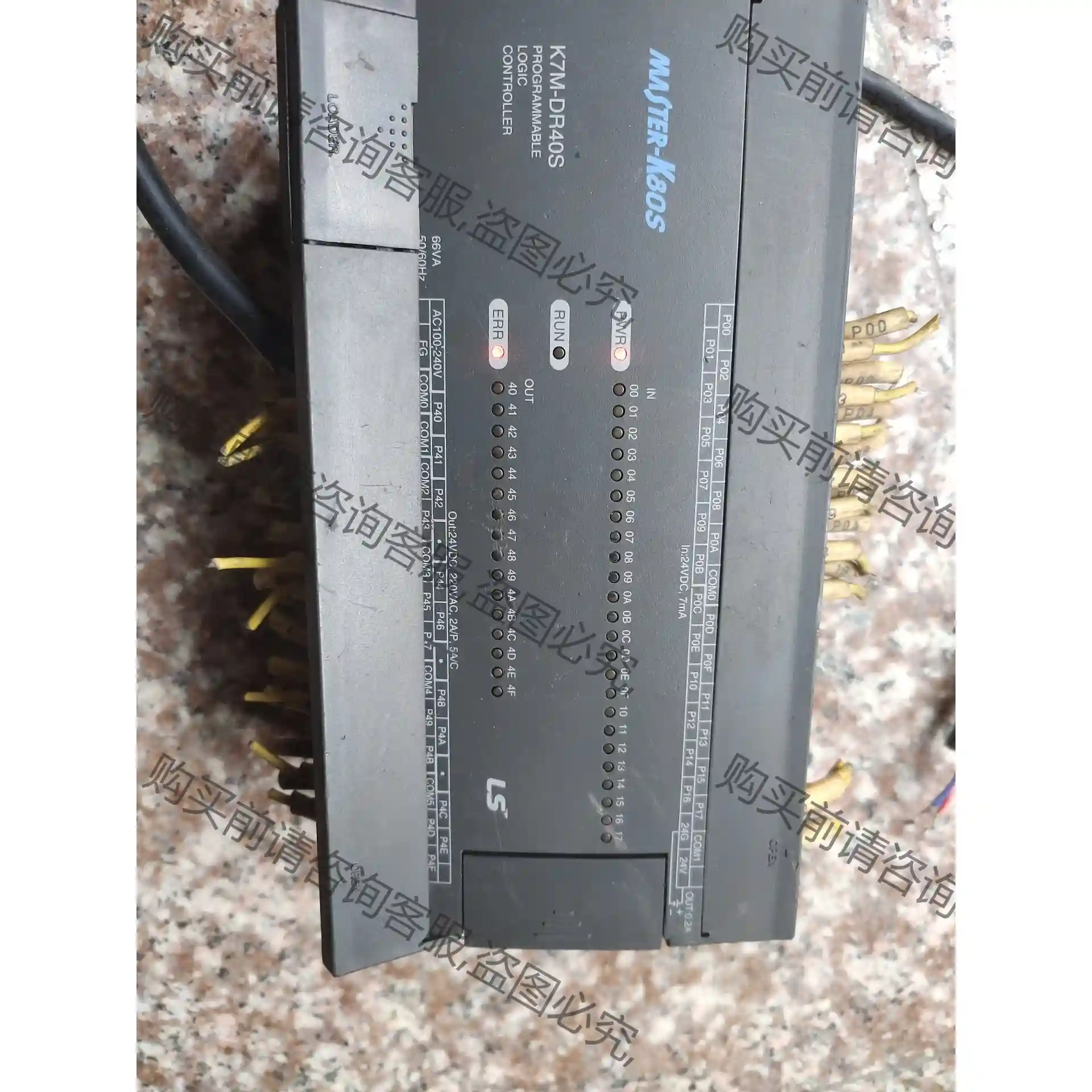 韩国 PLC K7M-DR40S,九成新，功能如图 先议价 包上机好用