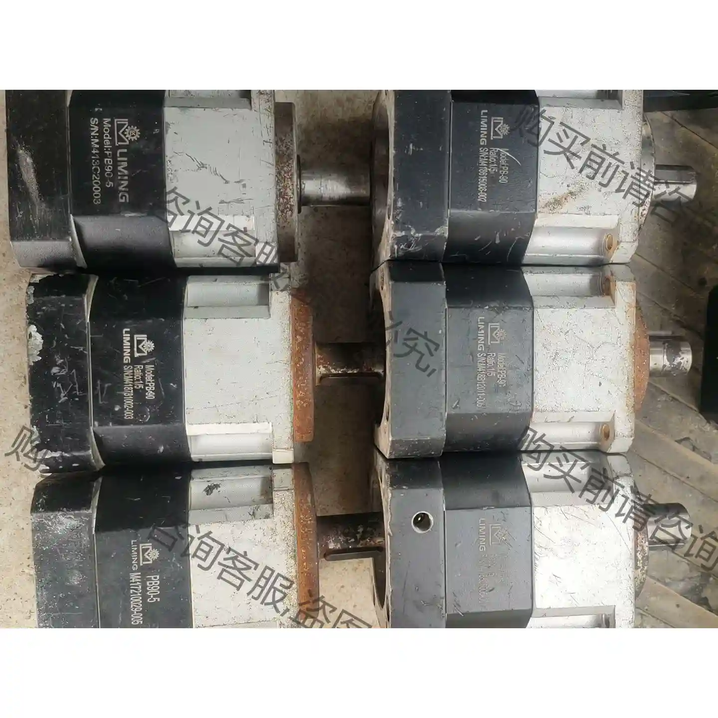 利茗80速比5行星减速机多台，成色自定义，输入法兰92止口7 先议