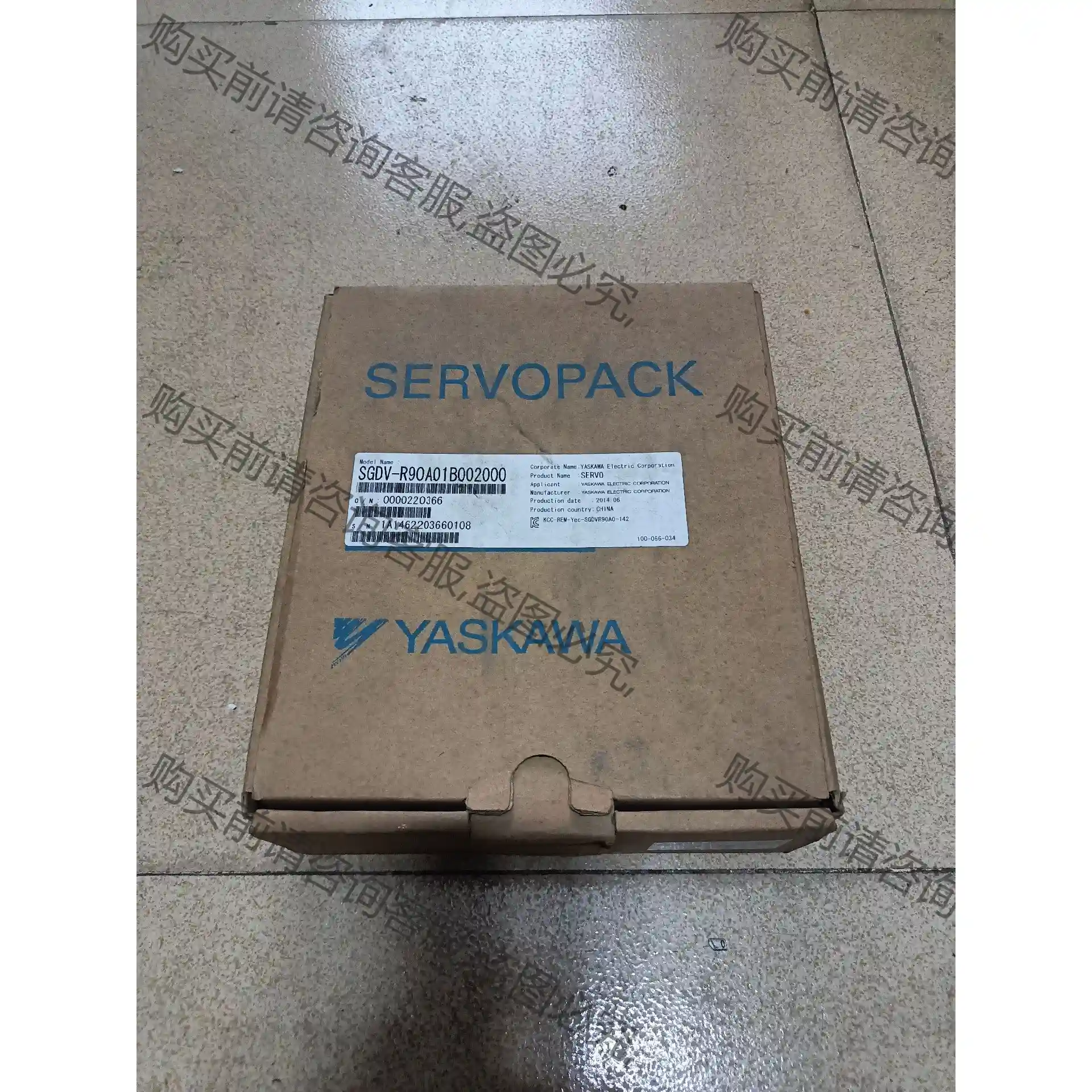 全新）安川100W伺服驱动器，型号SGDV-R90A01BO 先议价 包上机好