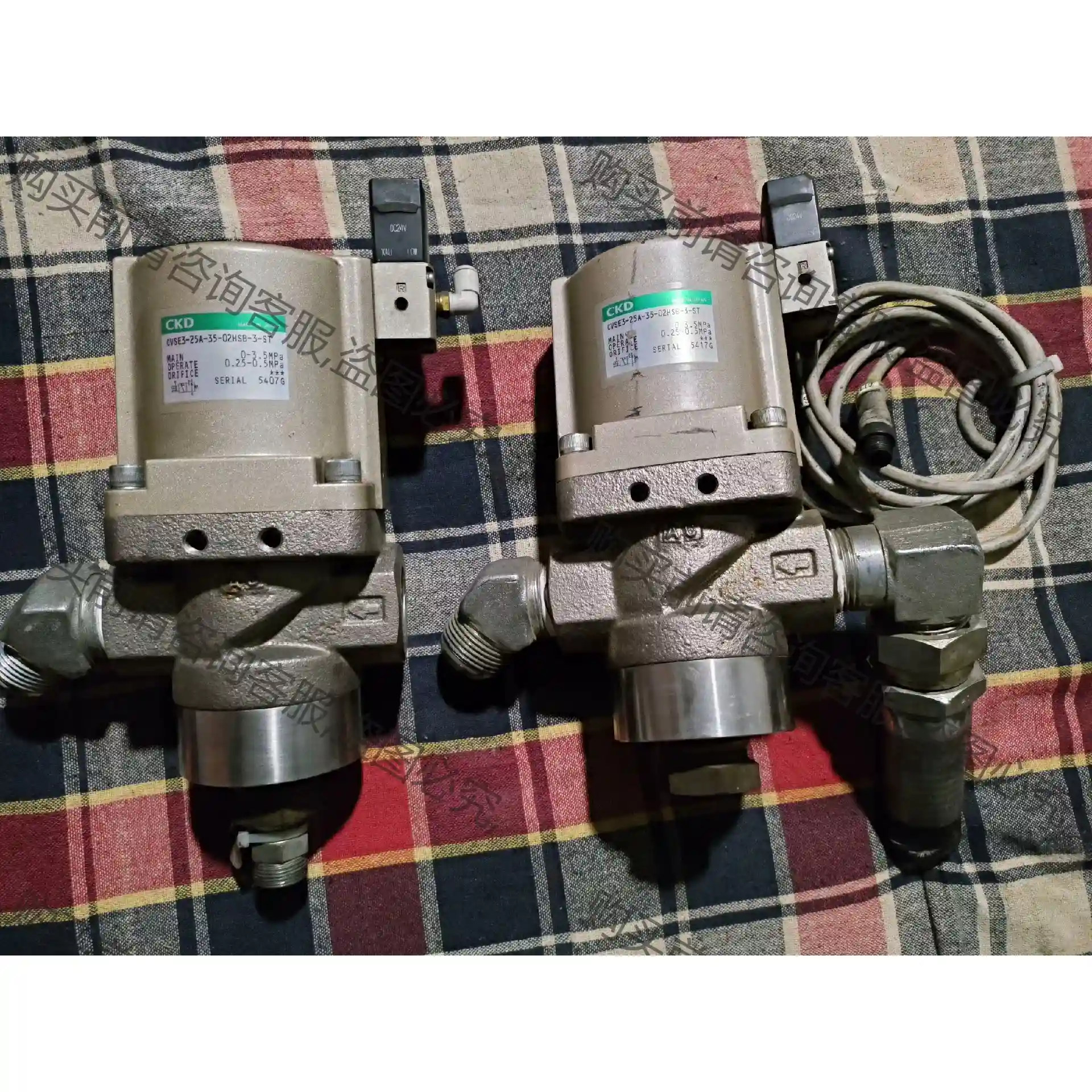 日本原装进口CKD电磁阀CVSE3-25A-35-02HSB 先议价 包上机好用