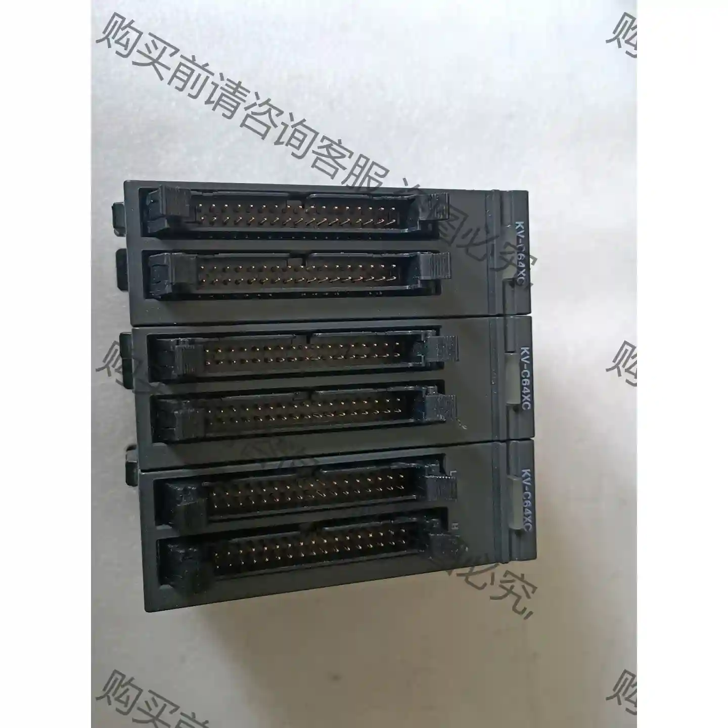 基恩士KV-C64XC,3pcs,有二个卡扣断了，测试ok, 先议价 包上机好
