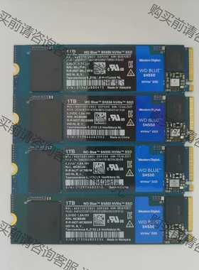 功能正常议价 通电9小时西数SN550 1T固态硬盘NVME PCIE M
