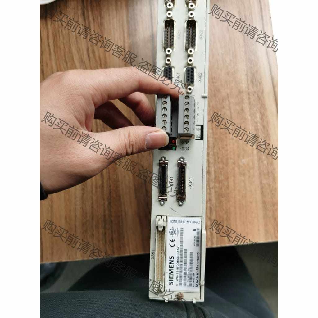 功能正常议价 西门zi伺服驱动轴卡，6SN1118-0DM33-0AA2，实