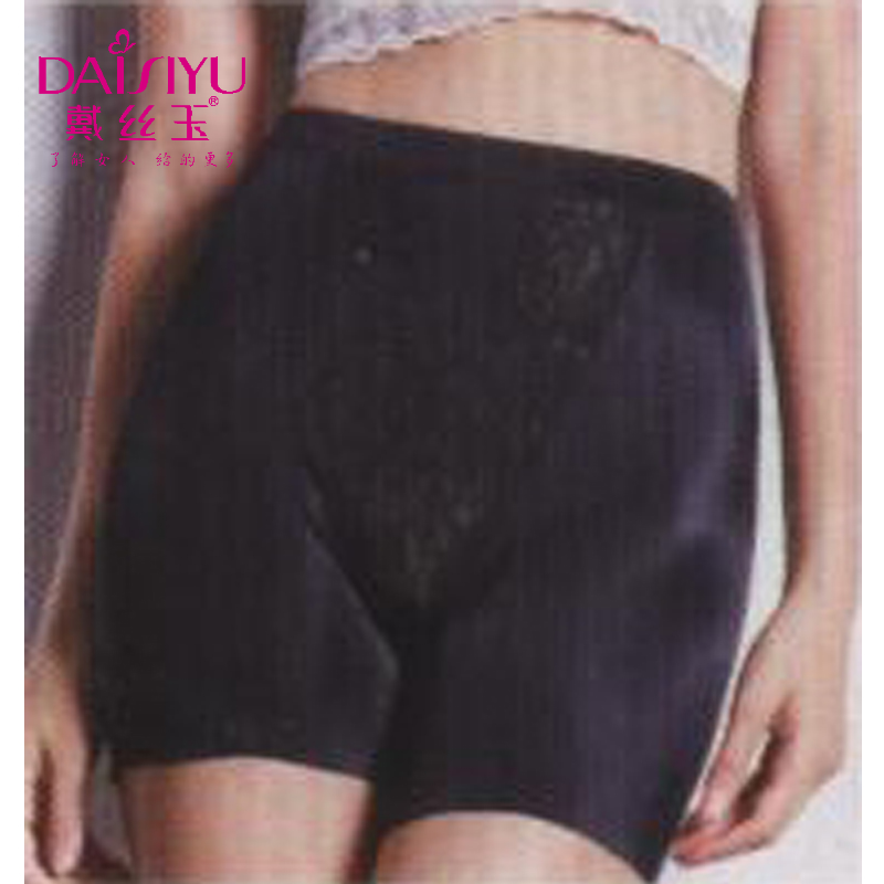 薄款透气中腰蕾丝塑裤