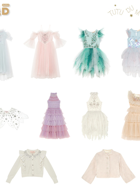 现货 TUTU DU MONDE 25AW春夏新款女童装连衣裙礼服裙披肩针织衫