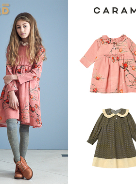 现货 英国 caramel 2021aw 新款童装 连衣裙