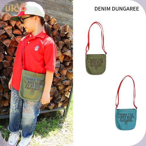 现货 DENIM DUNGAREE 2026SS 春夏新款儿童装斜挎包