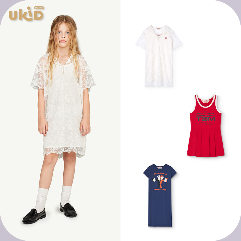 现货 THE ANIMALS OBSERVATORY 24SS 儿童装女连衣裙