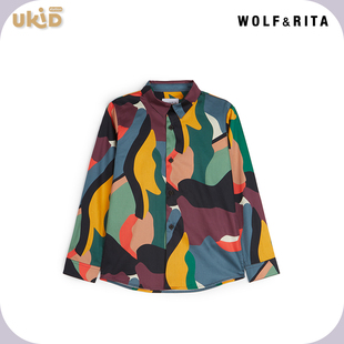 色块衬衫 现货 秋冬新款 童装 wolf&rita