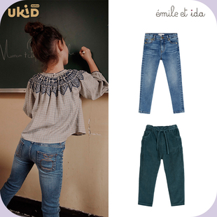 ida 2023AW 休闲裤 emile 牛仔裤 童装 现货 秋冬新款