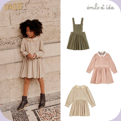 现货 emile et ida 2023AW 秋冬新款童装 背带裙 连衣裙
