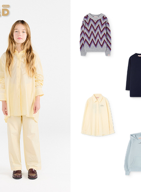 现货THE ANIMALS OBSERVATORY 25AW秋冬儿童装套头毛衣衬衫卫衣