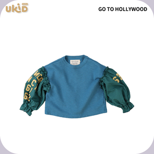 童装 现货 秋冬新款 2023AW 拼接卫衣 G2H