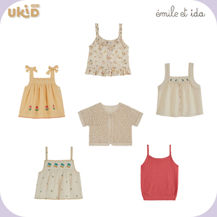 儿童装 现货 女吊带背心 24SS春夏季 ida emile