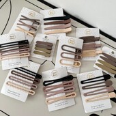 鸭嘴夹一字发卡夹子头饰边夹新款 新款 化妆无痕发夹侧边刘海夹女款