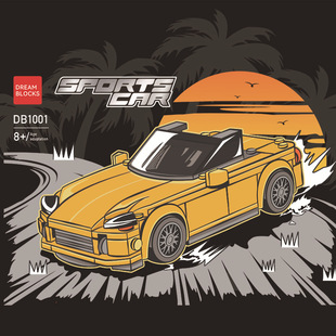 Dram Blocks积木日系JDM汽车模型男生拼装小颗粒玩具