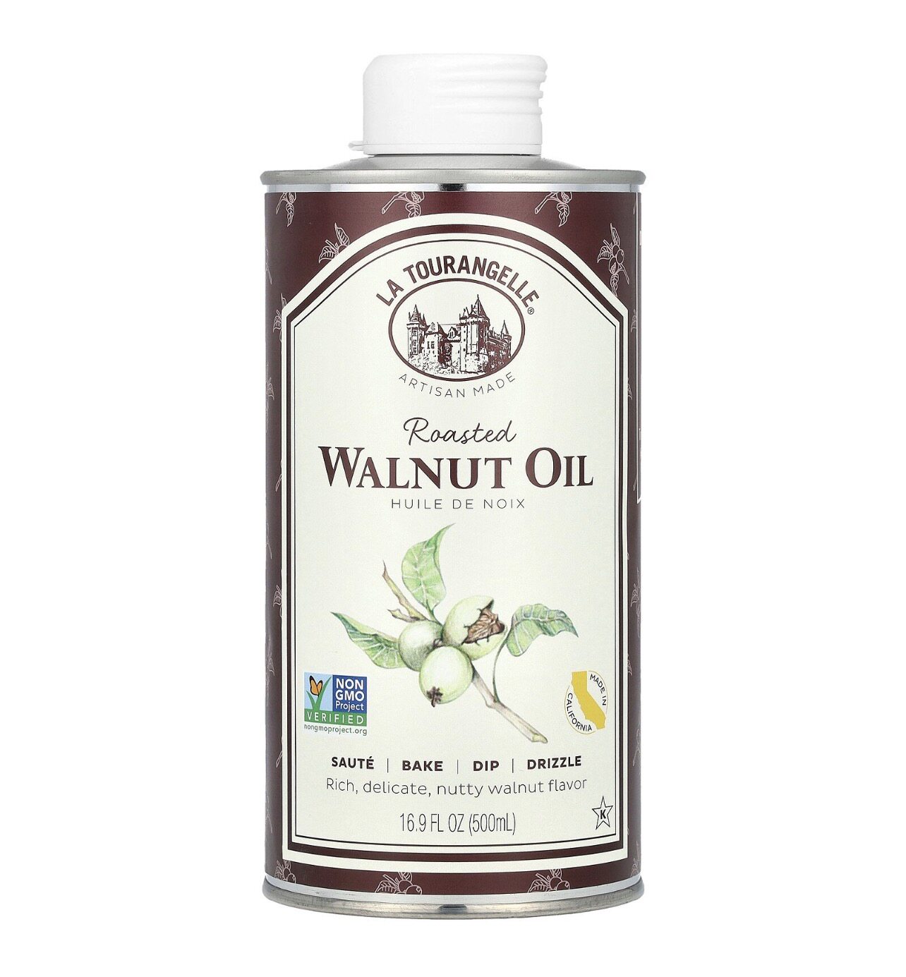 海淘 美国La Tourangelle杜拉蓝乔 核桃油  婴儿宝宝辅食油 500ml