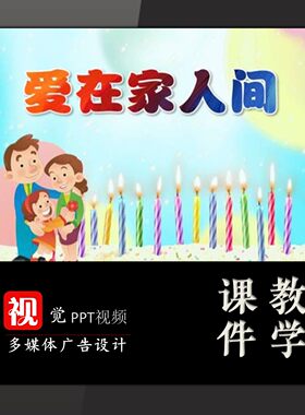 学生家长进课堂定制沟通教育爱在家人间心理健康PPT课件中高段