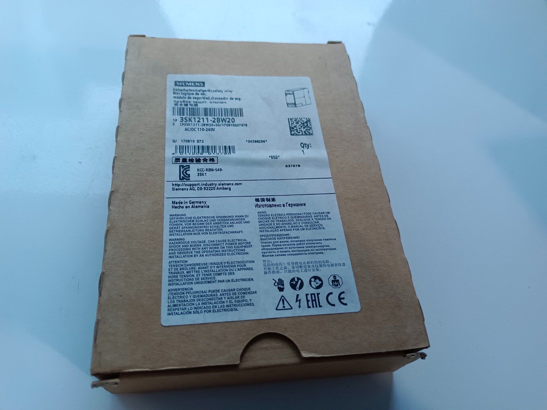 3sk1211-2bw20西门子sirius安全继电器3sk12112bw2o/3sk12112bw20